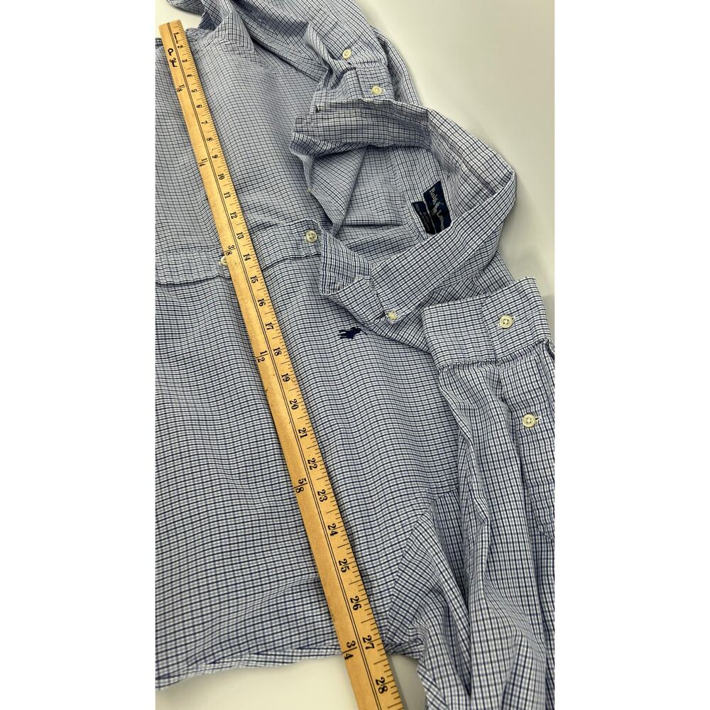 Ralph Lauren Blake Button Down Shirt Men's Size L Blue Coastal Preppy Academia - Picture 8 of 9